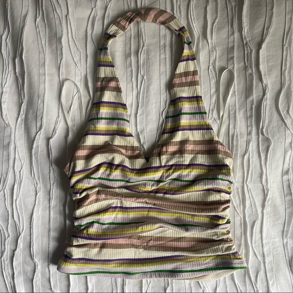 AFRM Multi Color Halter Top - Picture 6 of 6